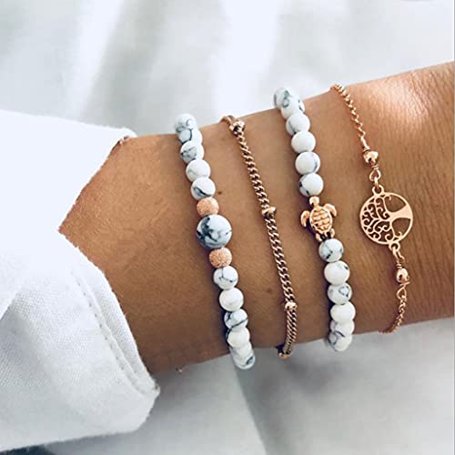 Gioiello Vintage Regalo Elegante Braccialetto Doppio Strato Con Perline Cristallo E Nappe - Gioiello Vintage Per Donne - Regalo Elegante Braccialetto Strati Impilati - Foto 4