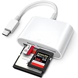 USB C SD Card Reader for iPad/Mac/MacBook, ChiaoPio USB C to SD CF, Type C SD Card Adapter Supports