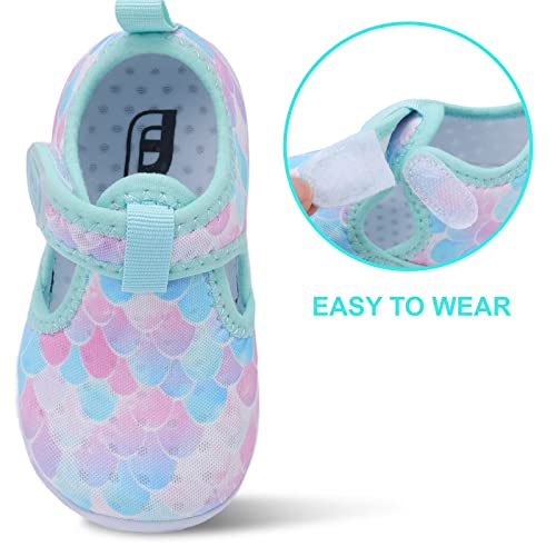 image for JOINFREE Kids Water Shoes Non-Slip Quick Dry Swim Barefoot Aqua Shoes 