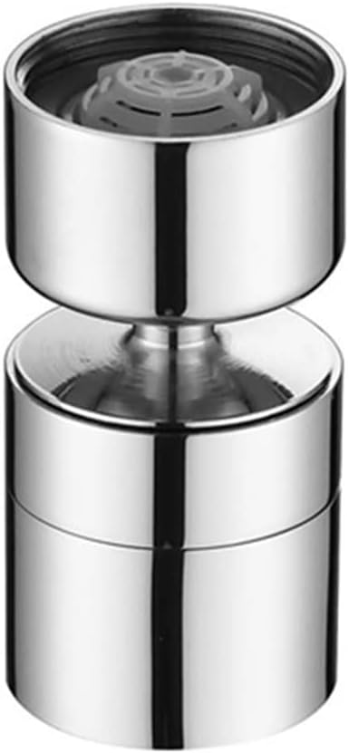 Rotate Swivel Faucet Aerator 360° Rotary Splashback Faucet Aerator,Dual-Function 2-Flow Mode Washbasin Faucet Nozzle Kitchen Sink Pressurized Faucet Aerator Bubbler,Kitch