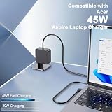 45W laptopa ładowarka do Acer N20C5 N23C3 N20C4 N19H2 N16P1 N20C6 N15Q8