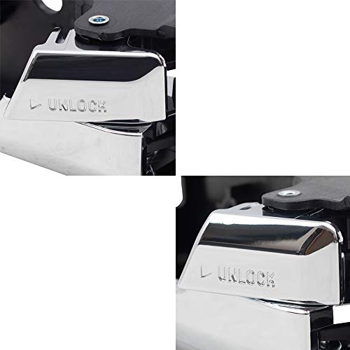 Autoandart Brock Replacement 4 Pc Set Inside Front & Rear Chrome Door Handle Replacement For 2006-2012 Fusion Mkz #TOP7