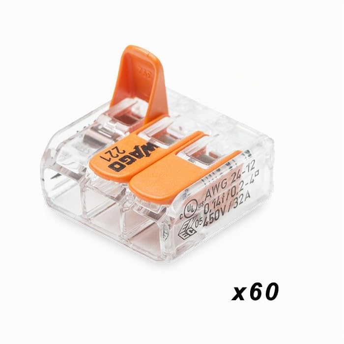 WAGO Valigetta 200 terminali S221 (120 x 2E + 60 x 3E + 20 x 5E)