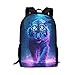 Kids Cute Animal Backpack 17 Inch Student Sturdy Comfy Padded Lightweight Personalized Tiger Backpack for Boys Girls Adjustable Straps Casual School Bookbag Basic Daypack