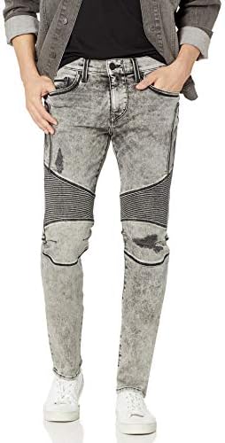 True Religion Men's Rocco Moto SE Jeans 