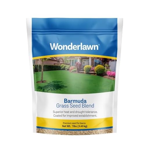 Barenbrug Wonderlawn Bermuda Unhulled Grass Seed for Temperature/Tropical Climates, Durable Unhulled Bermuda Grass Seed for All Weather Conditions, 1lb. Bag