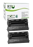 Renewable Toner Compatible Toner Cartridge Replacement for HP CF237A 37A Laser Printers M607 M607 M608 M609 M631 MFP M632 MFP M633 MFP (Pack of 2)