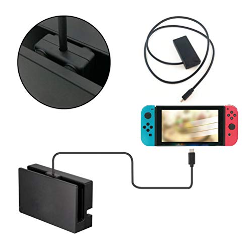 Extender Cable for Nintendo Switch Dock and Console Host, 10 Gbps Data Transfer Rate TV Dock Video Extension Line Cord for Nintendo Switch Dock Accessories Type C USB3.1(3.28ft)