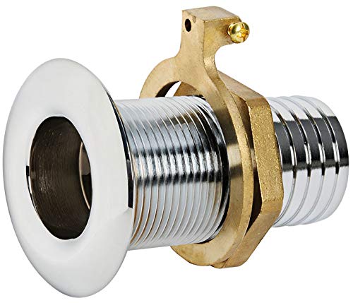 Passe-coque Osculati anti-corrosion 2 x 56 mm pour étanchéité de coque marine