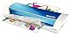 Leitz A4 Laminiergerät, Für 80 bis 125 mic Laminierfolien, inkl. Laminierhüllen Starterkit, Ideal für den Einsatz im Home Office, kleinen Büros & Schule, Blau, iLAM, 73680036