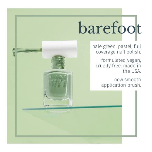 Duri Nail Polish, 720 Barefoot, Creamy Pastel Green, Full Coverage, Glossy Finish, Fast Drying, 0.45 Fl Oz Cosmetics #TOP7