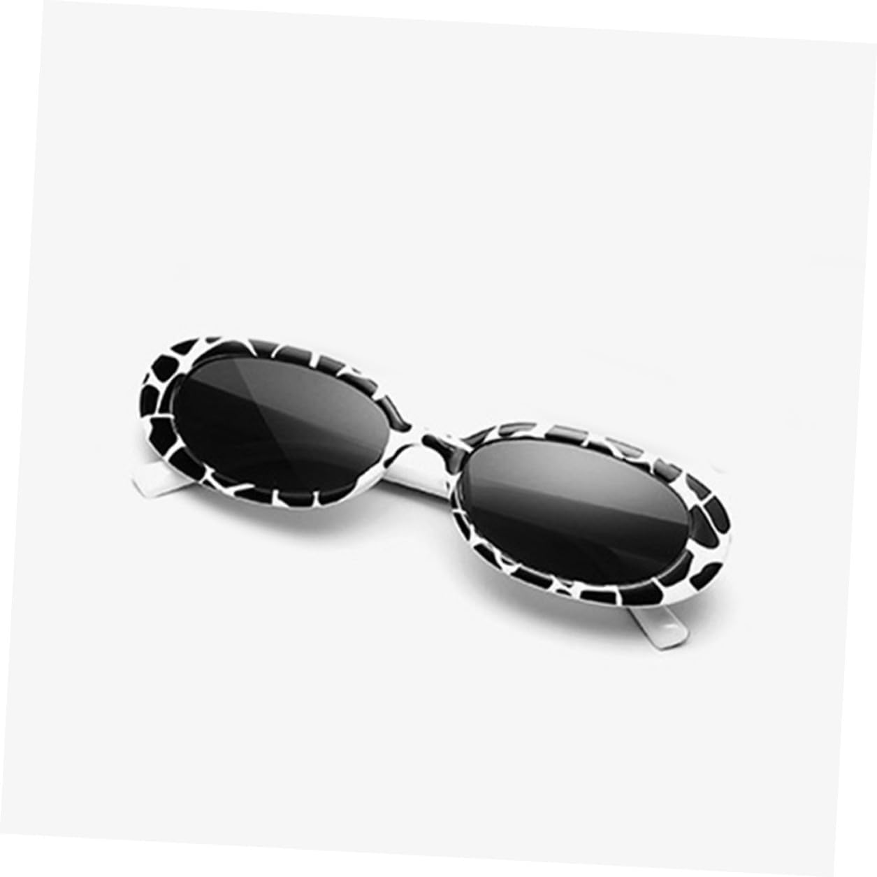 Alipis 2pcs Cow Print Lightweight Sunglasses for Women and Men, Trendy Party and Cosplay Sun Glasses, Comfortable UV Protection Eyewear