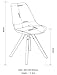 Amazon Brand - Movian Arendsee - Juego de 2 sillas de comedor,...