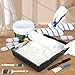 Rhibak Paint Roller Kit with Extension Pole, 27 Piece Set, 2 to 4 Ft Pole, 4