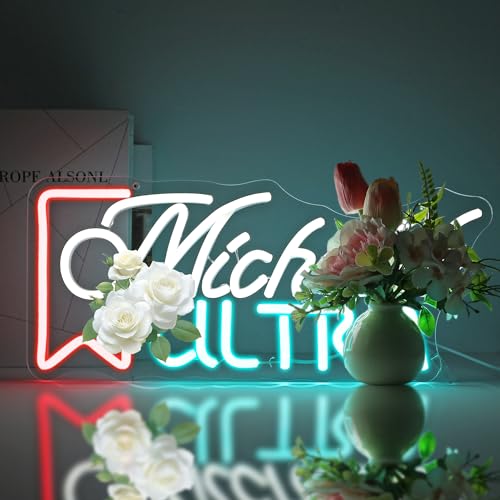 Neon Sign, Neon Signs for Wall Decor Bar Beer Signs for Man Cave Party Birthday Home Decor LED Light up Sign, USB Powered