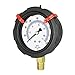 PIC Gauge 701L-254C 2.5" Dial, 0/30 psi Range, 1/4" Male NPT Connection Size, Bottom Mount Glycerine Filled Pressure Gauge with a Polypropylene Case, Brass Internals, Removable Bezel with Reference Clips, and Polycarbonate Lens