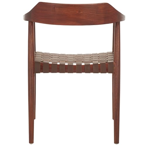 Sillón Marrón madera cognac elegante miniatura 5