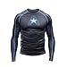 NEW! 10+ Styles - Anthem Athletics HELO-X Long Sleeve Rash Guard Compression Shirt - BJJ, MMA, Muay Thai - Blue Hex - Large
