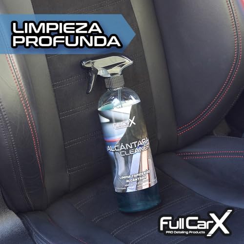 FULLCARX Alcantara Cleaner 750ml Limpiador Alcántara Coche, Limpia Tapicerías Textil, Potente Elimina Manchas Asientos Tapicería, Aroma Fresco Neutraliza Olor, Producto Limpieza Detailing Profesional - imagen 5