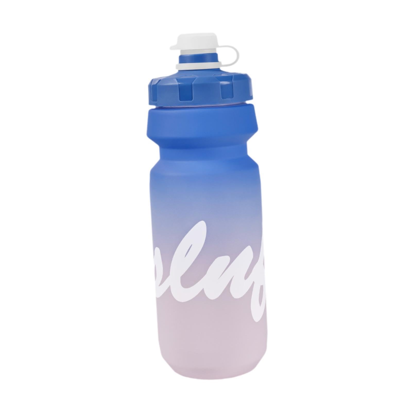Cycling Water Bottle | 650ml Large Capacity Portable Lightweight Bottle for Bicycles, Hiking & Outdoor Training | Blue Violet, LDPE Food Grade, Dust Cover, 7.3cm Standard Diameter-image-19