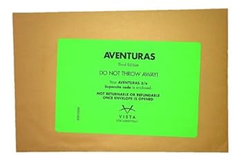 Misc. Supplies Aventuras Supersite Code [Spanish] Book