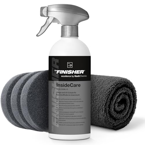 Kit d'entretien du plastique de voiture rénovateur habitacle et produit de polissage 500ml