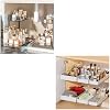 Delamu 2-Tier Under Sink Organizer - Height Adjustable Pull Out Storage For Kitchen & Bathroom