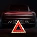cureder Emergency Warning Triangles, 6 Pack with Packaging Foldable Warning Reflective Triangle Warning Kit, Emergency Triangle for Vehicles, Car Road Reflective Kit for Vehicles Breakdown