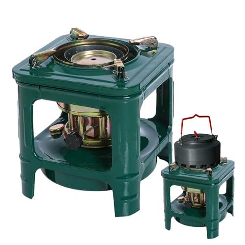 Tragbarer Campingkocher - Picknick Campingkocher Praktischer Outdoor Petroleumkocher mit 8 Dochten - Tragbarer Petroleumkocher 700ml Petroleumkocher Campingkocher von Prest