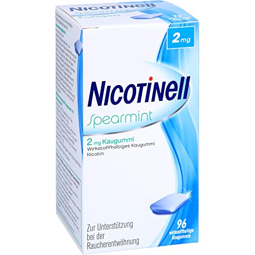 Nikotinkaugummi Nicotinell 2 mg Spearmint 96 Stück