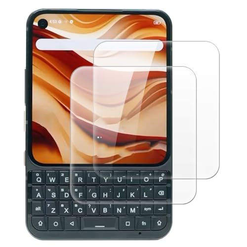 Shantime [2 Pack] Tempered Glass Screen Protector Compatible with Unihertz Titan 2 Elite (4.03 Inch), HD Clear Anti-Scratch Bubble-Free Case Friendly