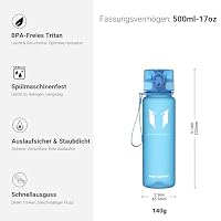 Sparrow Trinkflasche Kinder 500ml - BPA-frei - Tritan Wasserflasche 1-Klick – Ansicht 3