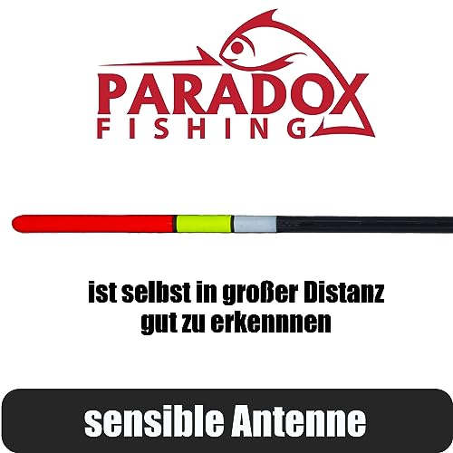 Foto von Paradox Fishing Waggler Set I 5 Stück 4g-8g I 2g vorgebleit – Posen Angeln Posen Set Angel-Posen Schwimmer Angeln Pose