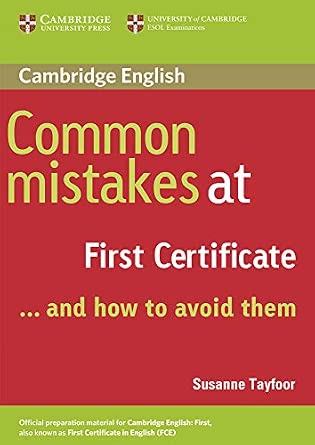 Common Mistakes at First Certificate - and how to Avoid them book cover