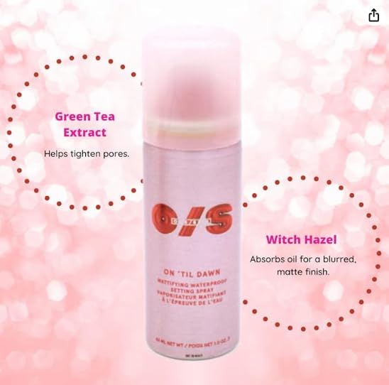 ONE/SIZE.by.Patrick.Starrr On 'Til Dawn Mattifying Waterproof Setting Spray (1 oz/ 46 mL), Clear