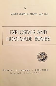 Hardcover Explosives and homemade bombs Book