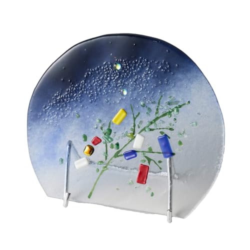 創作ステンドグラス工房 ビッグハウス フュージング「季節のミニ置きパネル 七夕」