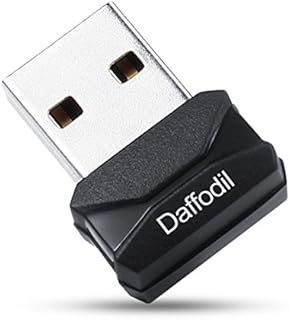 Wifi Dongle USB for PC Nano 150Mbps - Daffodil LAN03 Internet adapter for computer and laptop, Long range, for work or gaming - Compatible with Windows 11, 10, 8, 7, Linux, Mac OS