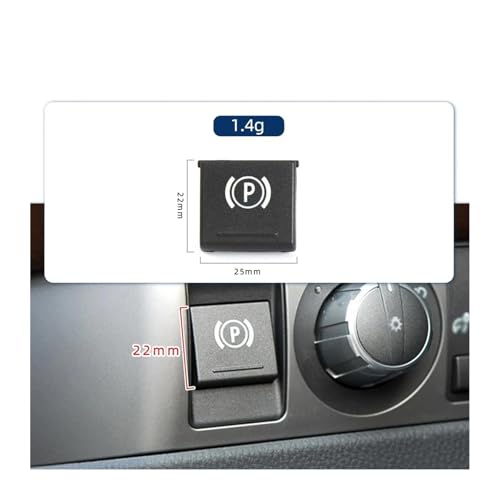 Cubierta de interruptor botón P freno mano para BMW E66 E65 2
