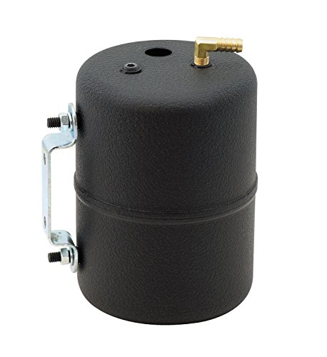 Mr. Gasket 3701 Black Painted Vacuum Canister with fittings by Mr. Gasket - Image 2