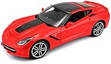 BBURAGO MAISTO FRANCE M38132R Chevrolet Corvette Stingray Z51 Rouge 1/18 BBURAGO MAISTO FRANCE M38132R Chevrolet Corvette Stingray Z51 Rouge 1/18