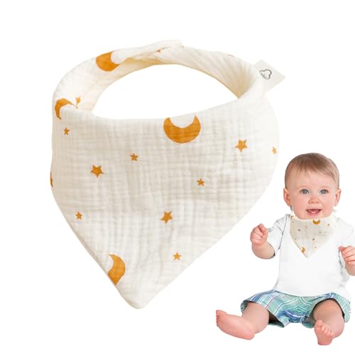 Sillas baberos bebé – Baberos absorbentes para niño de 0 a 24 meses, Bandana unisex para niños – Chupetes dentales – Protección babero para niños y niñas – Toallitas regurgitación, b, Se référer au