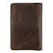 Leather Field Notes Cover, Leather Notebook Cover 3.5 x 5.5 in. with Card and Pen Holder, Handmade Protective Storage for Pocket Moleskine Journal Cover, Book & Notebooks, Notepad Wallet for Travelers (Bourbon Brown)