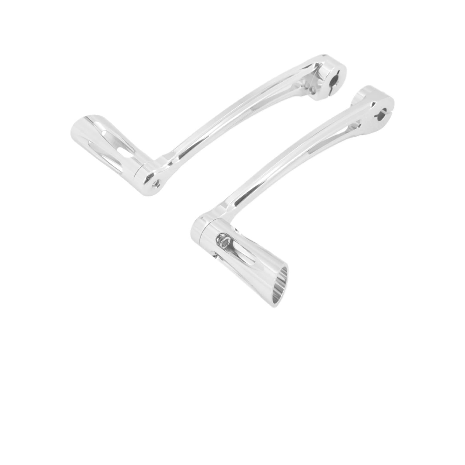 Syc27qp Chrome Shift Lever Shift Pedal Lever Motorcycle Motorcycle Heel Toe Shift Lever Shifter Pegs For Touring For Road King Fltrx 88-Up For Softail Flsl For Fatboy 86-17