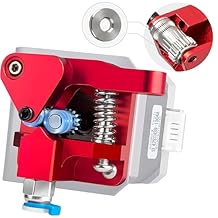 Redrex Dual Gear Ender 3 Extruder with Two Washers Metal Drive Feeder Upgrade Kit Compatible with Creality Ender 3 V2 Pro,Ender 3 Neo Series,CR10 3D Printer TPU Filament SupportedMotor Shaft>20mm