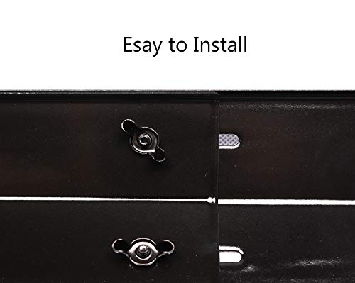 BBQ funland Universal Porcelain Steel Replacement Heat Plate Shield, Heat Tent, Flavorizer Bar, Burner Cover, Flame Tamer for Gas Grill, Extends from 11.75" up to 21" L - Thumbnail 5
