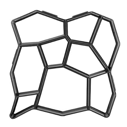 COSKIRA Concrete Molds and Forms,Walk  Maker Walkway Stone Molding Paving Pavement Stepping Stone Outdoor Paver Cement Mold for Patio, Lawn & Garden