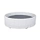 greemotion Hundebett aus weißem Polyrattan mit Kissen, ca. 85 x 25 x 75 cm