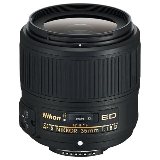 Nikon AF-S Nikkor 35mm 1:1.8G ED Objektiv (58 mm Filtergewinde) für Nikon-F-Bajonett schwarz