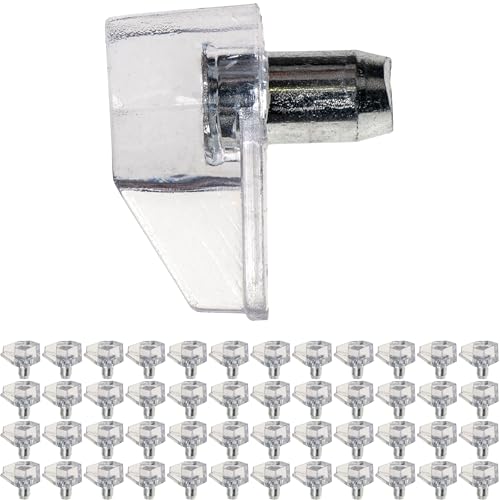 Shelf Supports, 48 Pieces, Shelf Supports for diameter 5 mm Drill Holes